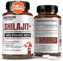 6,500mg Shilajit补充物,含40%的富尔维酸(高吸收) * Shilajit 矿物补充物,含85+ Trace Minerals for Energy, Performance & Immune Health - 120 Capsules