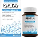 Peptiva Daily 消化酶, Full-Spectrum, Daily 消化酶健康, 支持断裂食品和餐后消化酶, 30cmt