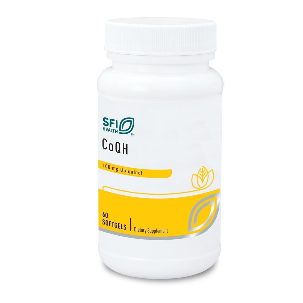 Klaire Labs SFI 健康中心 -- -- 假致性100毫克 缩低Coenzyme Q10作为Ubiquinol溶液在D-Limonene油中溶解,用于Mitochondrial 支持(60软胶)