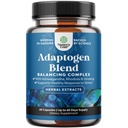 草原适配原Mood支持补充 - 与Ashwagandha Rhodiola Rosea & Maca Root - Vegan Non GMO & Daytime Friendly - 60ct为压力和科尔蒂索尔管理降温适配原