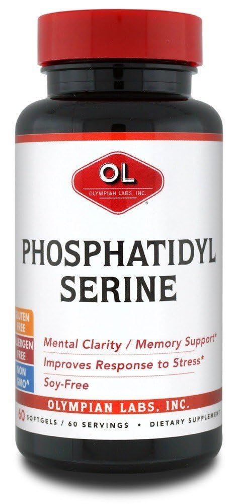 奥运实验室 Phosphatidylserine Complex → 60 Capsules → 支持健康脑认知功能,促进记忆,焦点脑活动