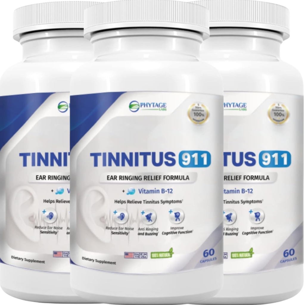 Tinnitus 911 - Tinnitus 救济补充 - 耳鸣救济 - 3包