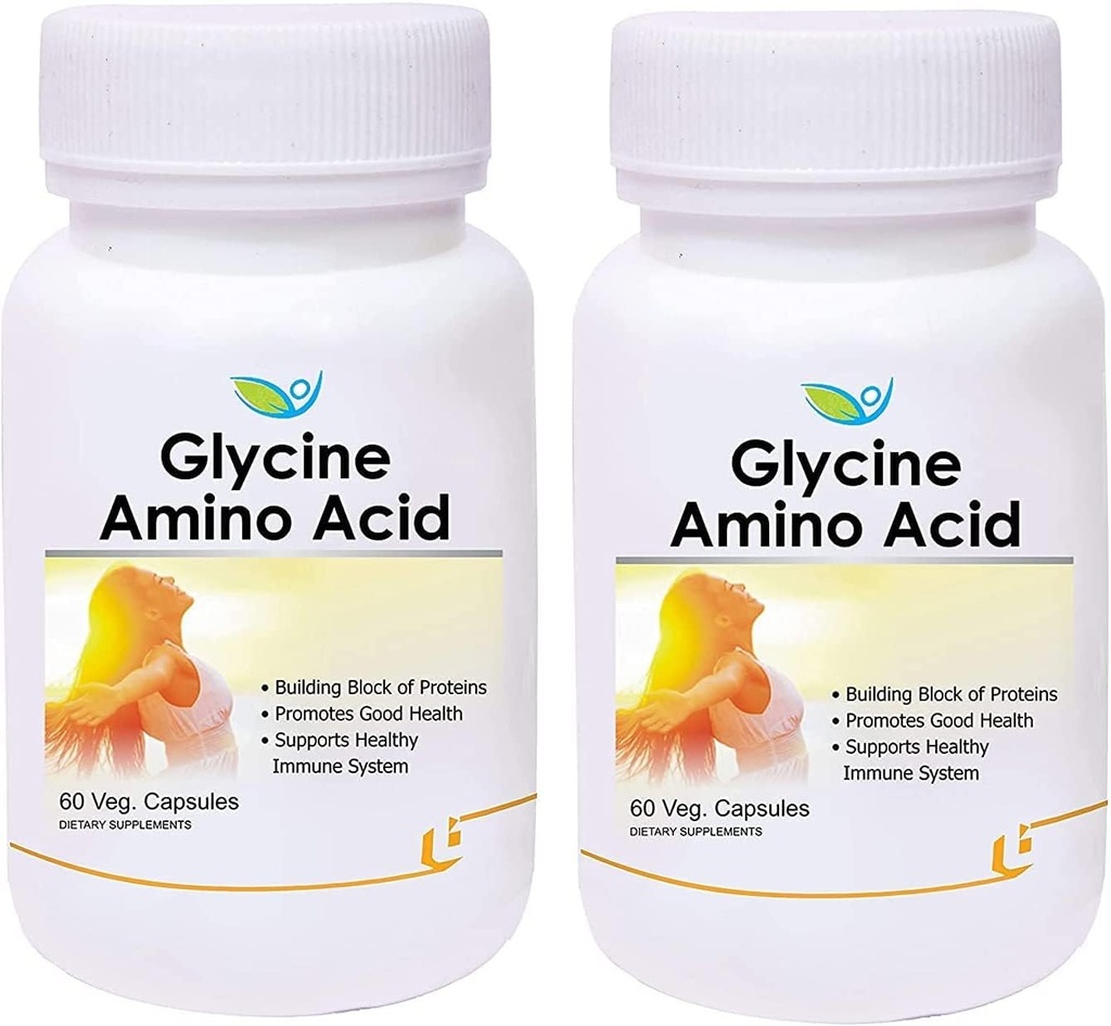 BETT Biotrex Glycine 氨基酸 - 60 Veg Capsules - 第2包,促进健康