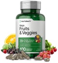 Horbäach 大型水果和蔬菜补编 | 100 Capsules | Vegetarian, Non-GMO 和 Gluten Free