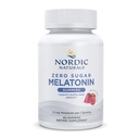 Nordic Naturals Zero Sugar Melatonin Gummies, Raspberry - 60 Gummies - 1.5 mg Melatonin - Great Taste - Restful Sleep, Antioxidant Support - Non-GMO, Vegan - 60 Servings