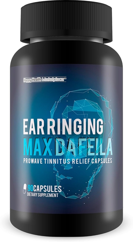 耳环 Max Dafeila Prowave Tinnitus Relief Capsules - 我们最好的自然耳环补救措施 - 耳环救济补充 - 耳环健康补充 - 耳环补充 - 用于环耳