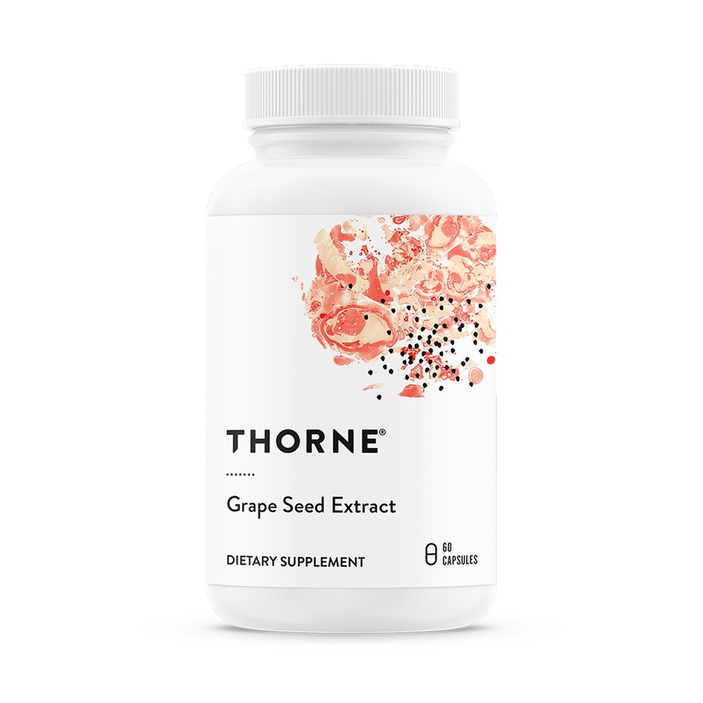 THORNE - 葡萄种子提取物(原O.P.C.-100) - 葡萄种子用于抗氧化剂支持* - 60 Capsules