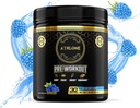工作前粉末蓝莓性能 与咖啡因,L-Citrulline,Beta Alaline,喜马拉雅粉色盐 - 无人工戴斯(30架)