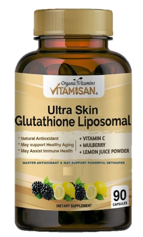 维塔米桑 Glutathione Liposomal, NAC, 牛奶硝酸盐, Collagen, 共计,90 Capsules, 在美国制造,新鲜