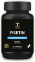Klever Lifetyle – Fisetin – Bioflavoid – 抗氧化剂补充剂,抗衰老效果,皮肤健康,元代谢福利 – 30 Capsules – 每服100毫克