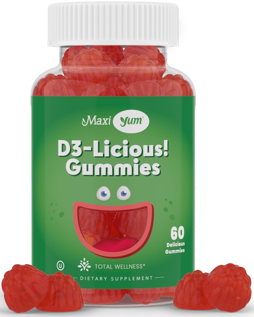 Maxi 健康 维生素D Gummys(60古米)
