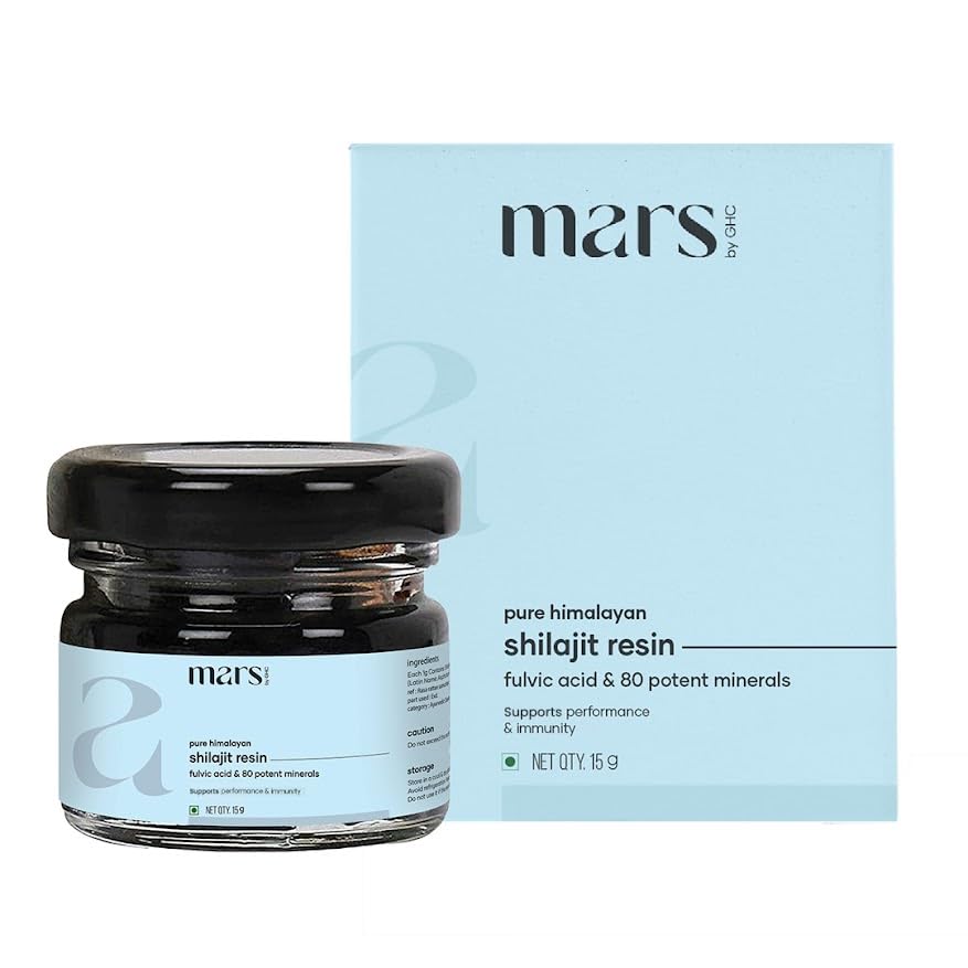 火星喜马拉雅有机物Shilajit Resin 源于喜马拉雅山脉的天然Resin 支持生命力、能量和整体健康 15g × × 包