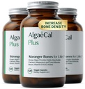 ALGAECAL 有机红藻钙补充剂 骨密度和强度,维生素K2 MK7(100mg),维生素D3(1600 IU),镁(350mg) & Trace Minerals,易吞,120 Veggie Caps