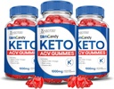 (3 pack) Slim Candy Keto ACV Gummys 高级公式 1000MG SlimCandy Keto Gummys 苹果苹果苹果苹果醋 配以石榴甜甜菜汁粉 B12 Vegan Non GMO 180 Gummys 配制的苹果苹果醋