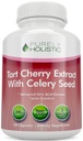 Tart Cherry 提取 Capsules 1000mg - 180 Capsules, 3个月供应 - 与 Tart Cherry 和 Celery 种子粉混合