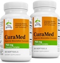 Terry自然CuraMed 750mg -- -- 脑和心脏健康抗氧化剂补充剂 -- -- 配有高致病性Crucumin综合体 -- -- 肾脏、肝脏和免疫健康支助 -- -- 30个软胶(2包)