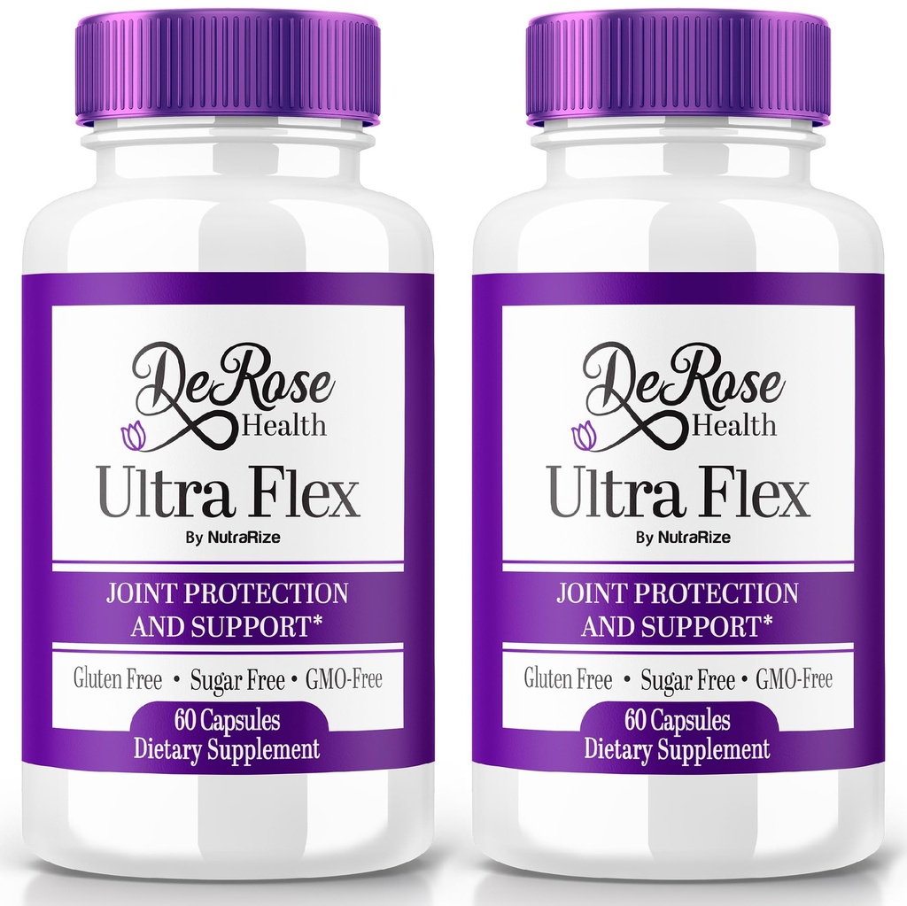 (2 Pack) Ultra Flex Capsules,高级联合支持补编,Ultra Flex自然联合健康公式,最大强度药剂促进联合健康与流动,UltraFlex维生素审查(120 Capsules)