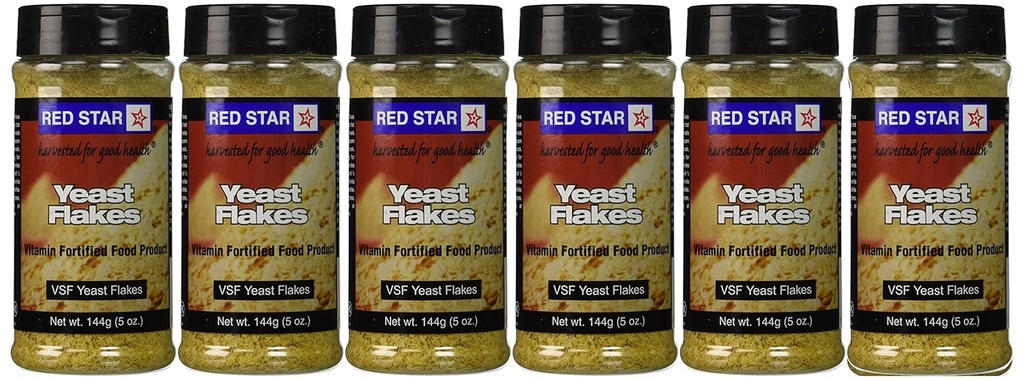 红星营养酵母 - VSF 迷你花纹 - 5 oz each (Pack of 6)