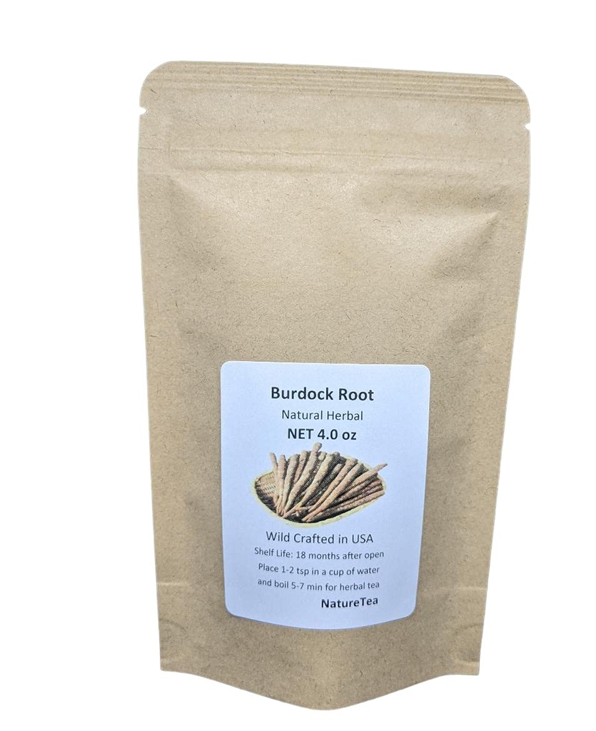 Burdock 根- Arctium loppa 烤制 Loose Burdock 根从自然界切除100%(4 oz)