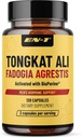 EN-1 Tongkat Ali for Men (Longjack) Fadogia Agrestis and Tongkat Ali Supplement 1205mg per Serving with BioPerine, Tongat-ali for Men - 120 Capsules Tonkat-Ali Long Jack