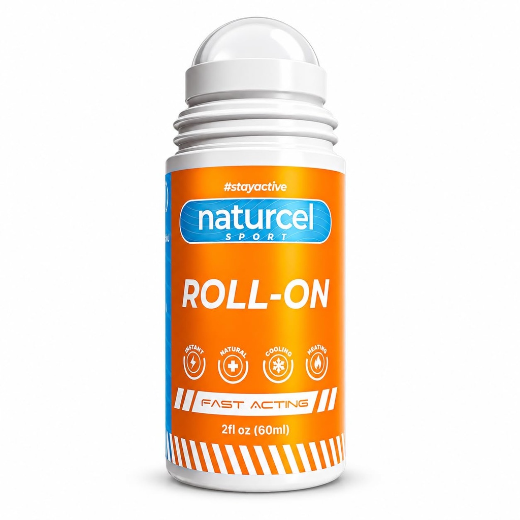 Sport Roll-On, 2FL OZ, 肌肉和关节疼痛的话题解脱器, 冷却, 快动作, 梅斯自由按摩滚筒, 无色