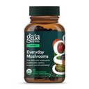 Gaia Herbs Immune Mushroom Blend-Immune 支持Mushroom Supplement for Year-Round Health* - 与Reishi, Cordyceps,土耳其Tail,Shiitake和Chaga Mushrooms - 40 Vegan Capsules(40日供应)