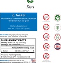(原始内容存档于2019-09-21) (英语). Lactobacillus Sakai Probiotic Powder 150亿 cfu's QQ在美国制造 = = = =没有添加 = 由制造商直接提供 = = 没有第三方存储 = 辛纳斯 和 辛西炎救济 = L. Sakai = 30 grams (1.05 Oz).