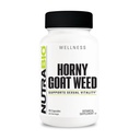 NutraBio Horny山羊草提取补充剂,500mg -- -- 男女,帮助支持能源和生命力,90个蔬菜瓶