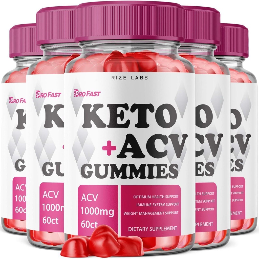 rize 实验室 - Pro Fast Keto+ACV Gummys for Advanced Wight Loss, All Natural Keto Plus Apple Vider Vinegar 1000mg 补编,帮助减少贝利脂肪,为额外力量(300古米)