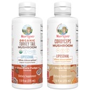 MaryRuth 有机蘑菇 Liposomals:土耳其尾巴(巧克力糖)和Cordyceps(枫香) |清洁标签项目