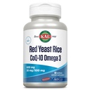KAL 红酵母水稻 COQ10 Omega 3, 60 Counter