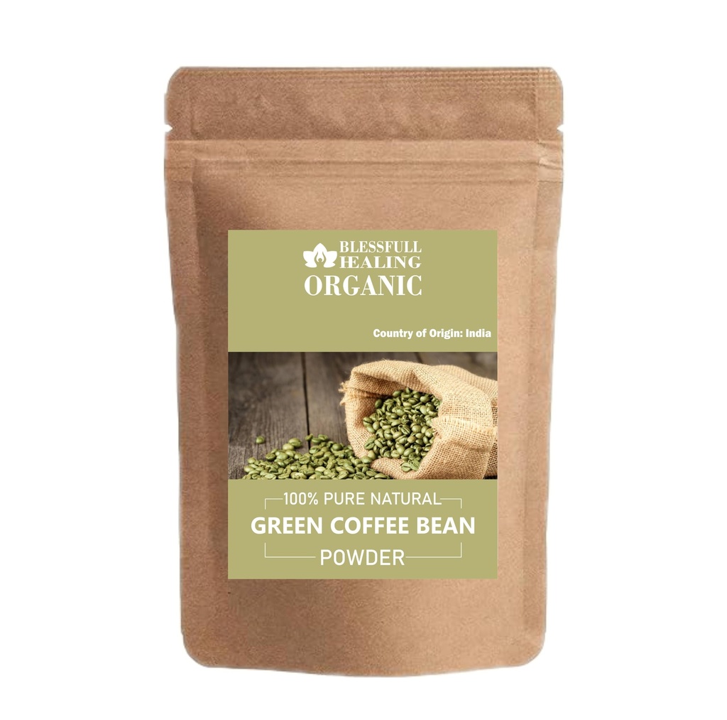 有机绿色咖啡豆粉 100%纯天然100克/3.52 oz
