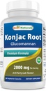最佳自然 Konjac 根 2000mg, 180 计数