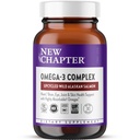 新的Omega-3综合体,1000mg软胶,鱼油补充野生阿拉斯加沙门用于心脏,脑,眼,联合和皮肤健康支持-30个计数.