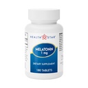 GeriCare Melatonin 1mg睡眠支持补充品、Gentle夜间睡眠援助、非海比特形式、帮助促进放松和休息睡眠、Jet Lag恢复和更好的夜间休息,180块牌匾