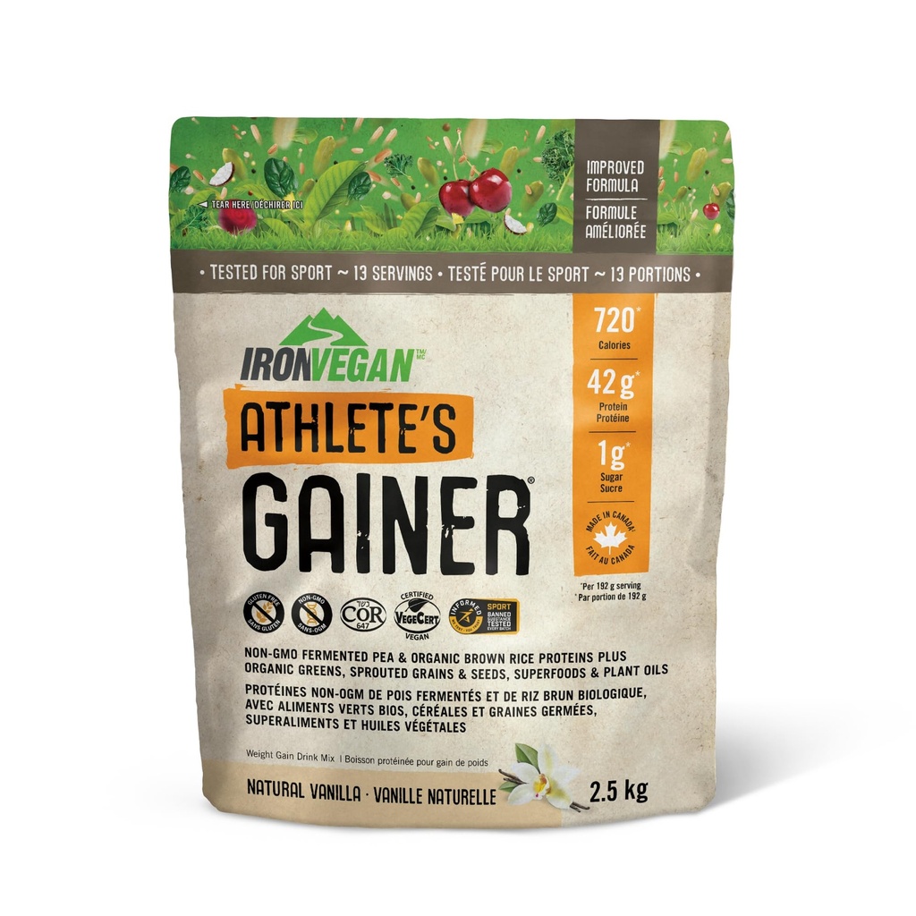 Gainer 香草蛋白粉, 2500 GR