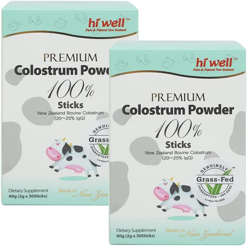 (包件2) Hi Well Premium 草药 Colostrum 粉末 100% 2g 30 Sticks