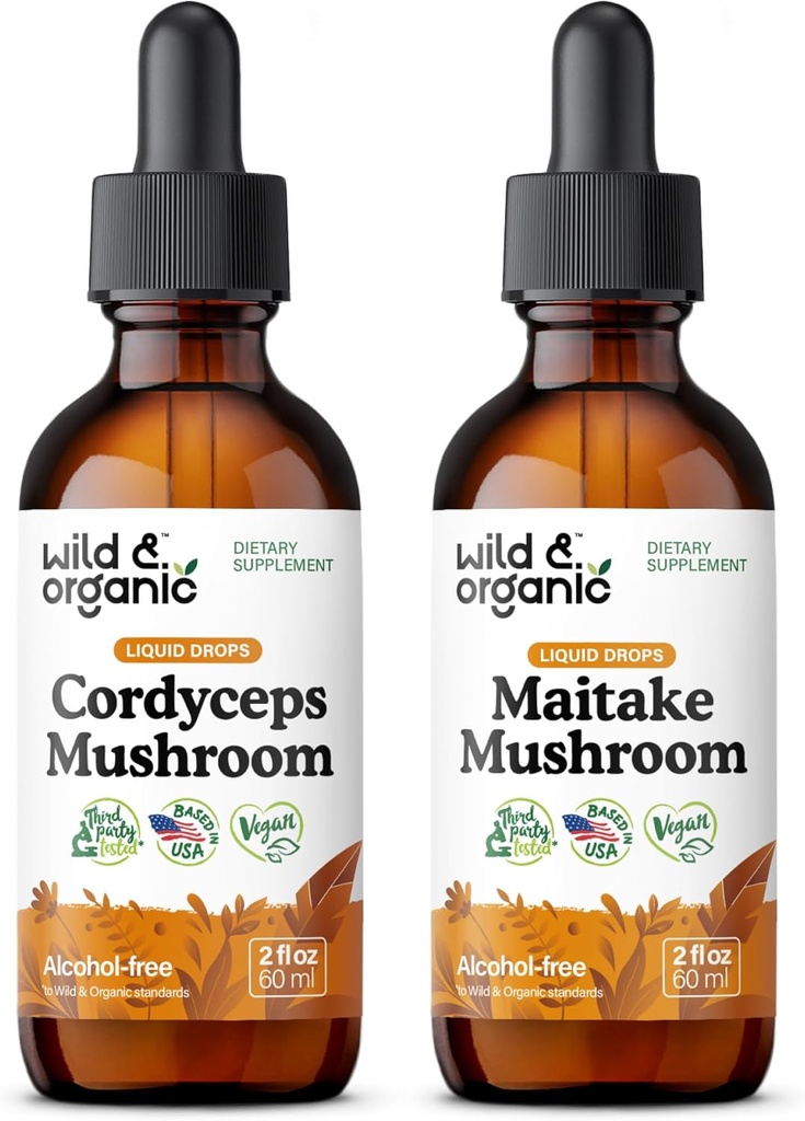 野生和有机的 Cordyceps 蘑菇