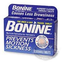 Bonine 化学药片用于运动疾病 50100187 16 pk