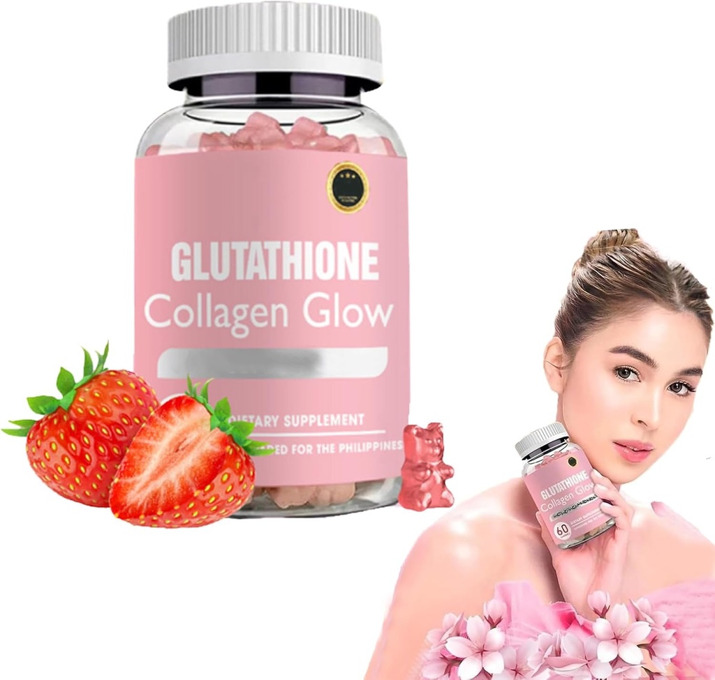 DYALE Glutathione Collagen Glow Gummys, Glutathione Collagen Glow Gummys for Dark Pot, 60/120 Pcs Glutathione Collagen Gummys for women, 韩语 Collagen Gummys for Dark Pot (1pc) (韩语).
