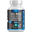 硅海 Moss 黑种子石油 Ashwagandha Bladderwrack Burdock - 60 伯爵
