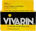 Vivarin Cafeine警戒援助,平板40 ea(6页)