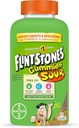 Flintstones Sour Gummy Vitamins for Kids, Kids 多维塔明 Gummys with Vitamins C, B6, B12, A & Vitamin D, 支持儿童成长与发展, 180 Counter
