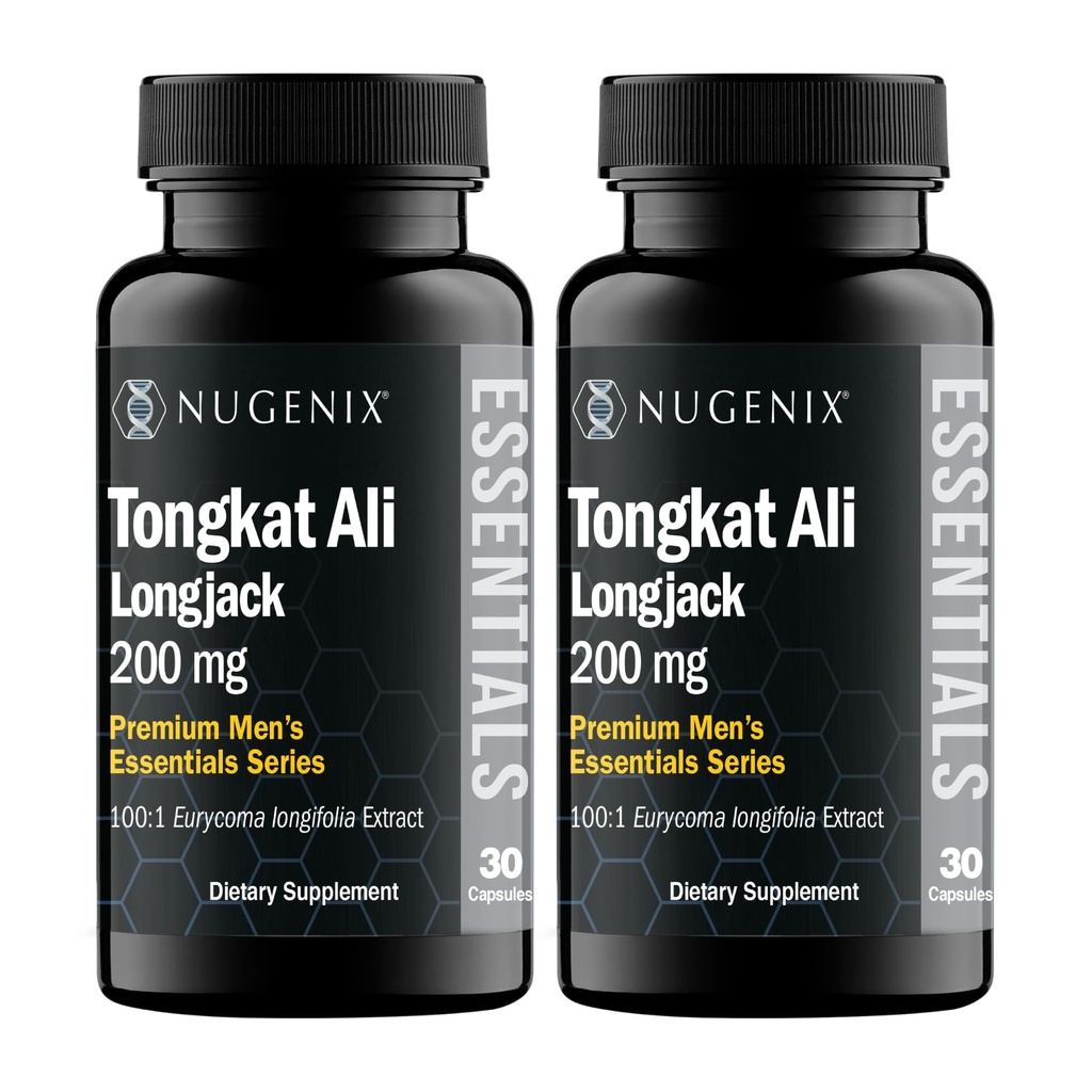 Nugenix Basics Tongkat Ali for Men, 支持男性健康, Longjack Eurycoma Longifolia 摘录, 60 Counter