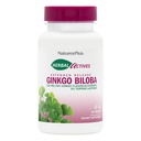 Natures Plus Herbal Actives Ginkgo Biloba, 扩展释放 - 120 mg, 60 Vegan 片 - 蔬菜,无葡萄糖 - 60 services