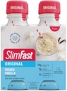 SlimFast Meal Explain Shake,原型法式香草,10g 准备饮用蛋白质减肥,11Fl. Oz瓶,4 Counter (Package May Vary)