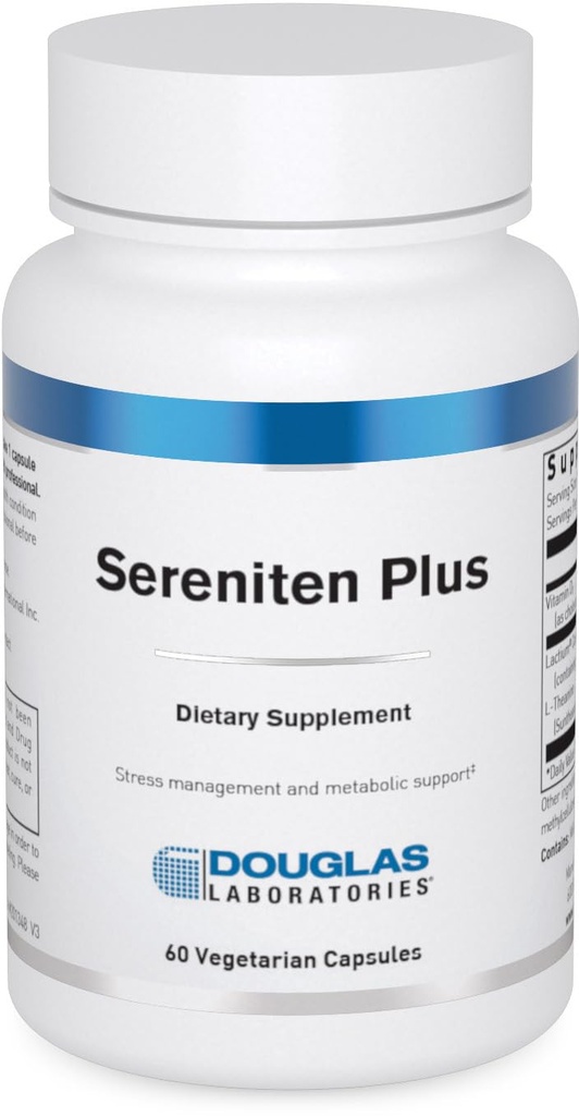 Douglas实验室 Sereniten Plus 支持代谢、压力管理、睡眠和科尔蒂索尔条例 | 60 Capsules