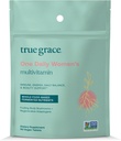 True Grace One Daily Women的多维他命发酵矿物,有机适应剂和蘑菇 整体体积平衡,免疫,能源,美容支持 - 非GMO,Gluten Free, Soy Free - 90 Vegan片