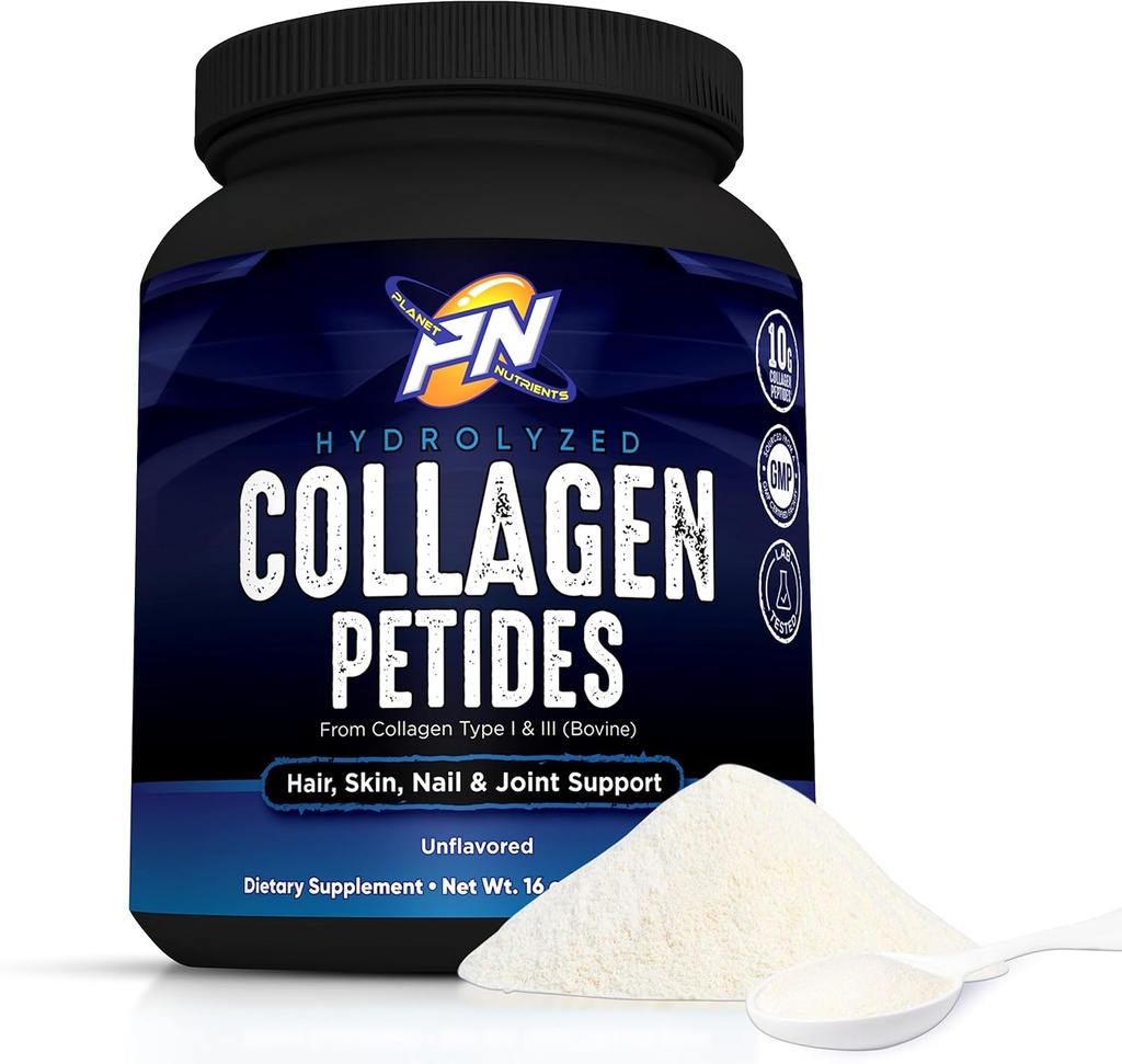 水解Collagen Peptides - 用于头发、皮肤、钉子和联合支持的Collagen I & III型维生素