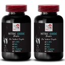 每日补充剂 - NITRIC OXIDE BOSTER - 男子氧化氮补充剂,锻炼补充剂,性能提升,功率聚焦,Stamina配方,耐力增强剂,肌肉增强剂 2瓶120塔布